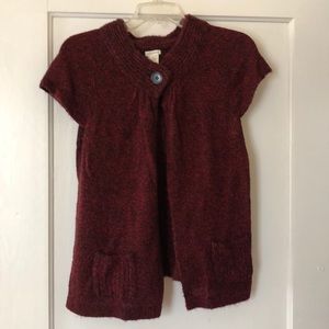 Short sleeve cardigan